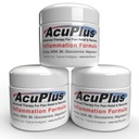AcuPlus - Advanced Pain Relief Topical Anti Inflammatory Cream to Soothe Muscle & Joint Pain - Arthritis, Bursitis, & Tendonitis - Fast-Acting Formula with Natural Ingredients - 4 oz. each, Pack of 3