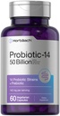 Horbaach Probiotics for Women and Men | 60 Capsules | 14 Probiotic Strains with Prebiotic | 50 Billion Active Organisms | Non-GMO & Gluten Free Supplement