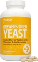Mascotas MD Ajo &amp; Levadura para perros &amp; gatos - Ajo y Levadura Más Antioxidantes - Levadura de cerveza para perros &amp; gatos - Vitamina B 1 &amp; Vitamina C - 500 ct