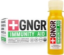 +GNGR Ayuda a la inmunidad Ginger orgánico, Lemon &amp; Honey Shot - Cold Presionado Ginger Zapatos con Echinacea, Lemon Juice, Honey, Zinc &amp; Vitamin D3, Immune &amp; Digestive Support 2 fl oz (Pack of 12)