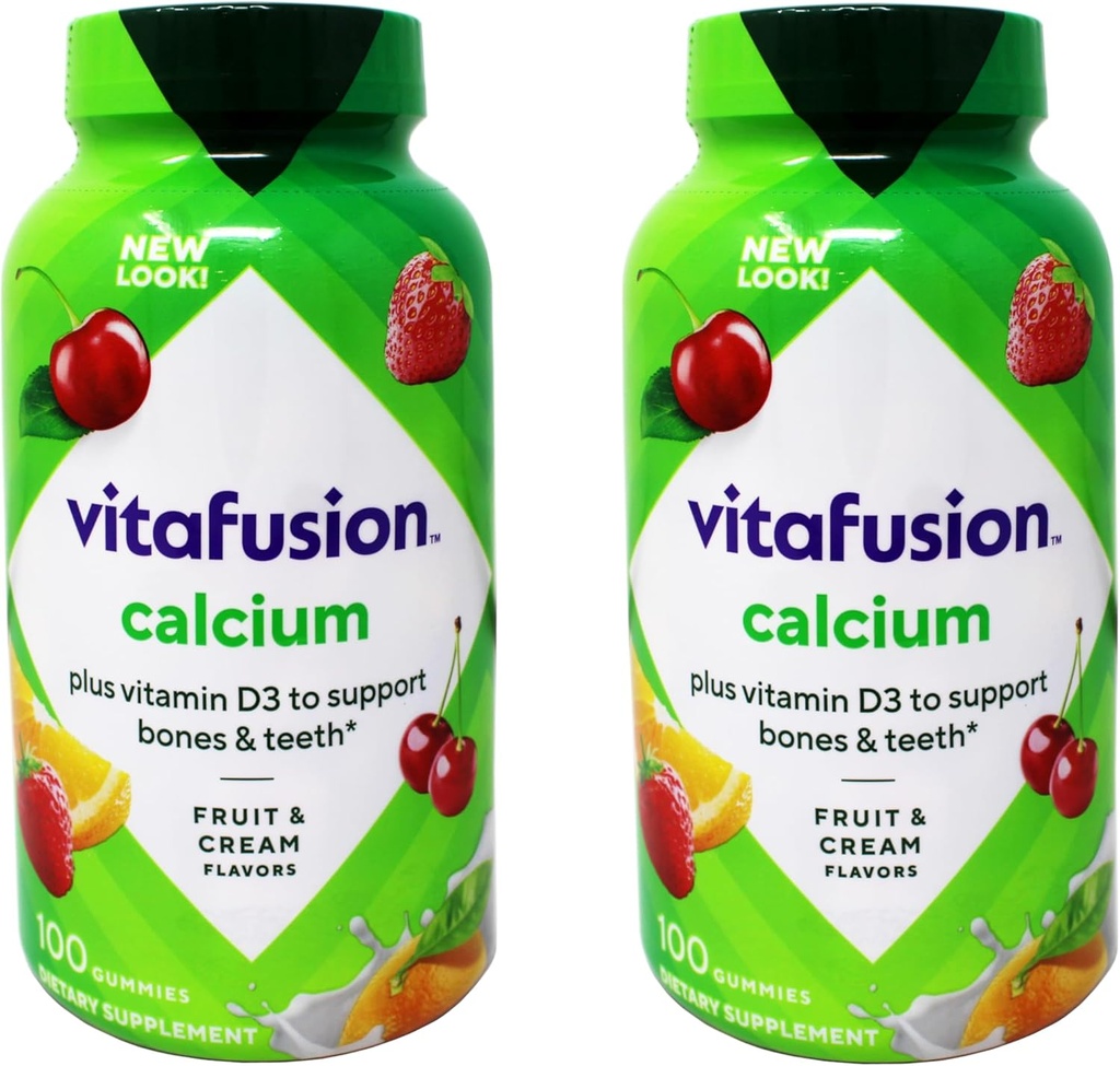 Vitafusion Calcium + D3 Gummies (200 Conde)
