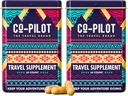 Suplemento 2 Pack: Jet Lag Prevention + Ashwagandha, Rhodiola, D3+ para Immune Support, Energy, Digestive Health ¦ Airplane Travel Essentials Multivitamin ◾ Vegan tención 120 Conde