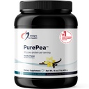 Diseños para la salud PurePea - 20g Pea Vegan Proteína, Bebida natural sin GMO Suplemento de Polvo, Vainilla (15 Servimientos / 450g)