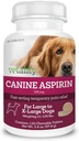 Vetality Canine Aspirin for Dogs | Fast Pain Relief | Large to X-Large Dogs | Liver Flavor | 120 Chewable Tablets
