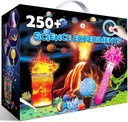 UNGLINGA 250+ Science Experiments Kits for Kids, Boys Girls Toys Birthday Gifts Ideas, Chemistry Set, S.T.E.M Activities Educational Project, Volcano Scientist Kit