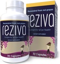 Reziva Resveratrol Supplement - Ultra High Potency & Doctor Formulated - Suplementos Transresveratrol - Grapeseed with Resveratrol - For Longevity, Eye Health Y, Global Well-Being - 30 Veg Capsules
