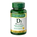 Nature's Bounty Vitamin D3 1000 IU Softgels, Immune Support, Promotes Healthy Bones, 1 Softgel per Day, Gluten Free, 350 Count