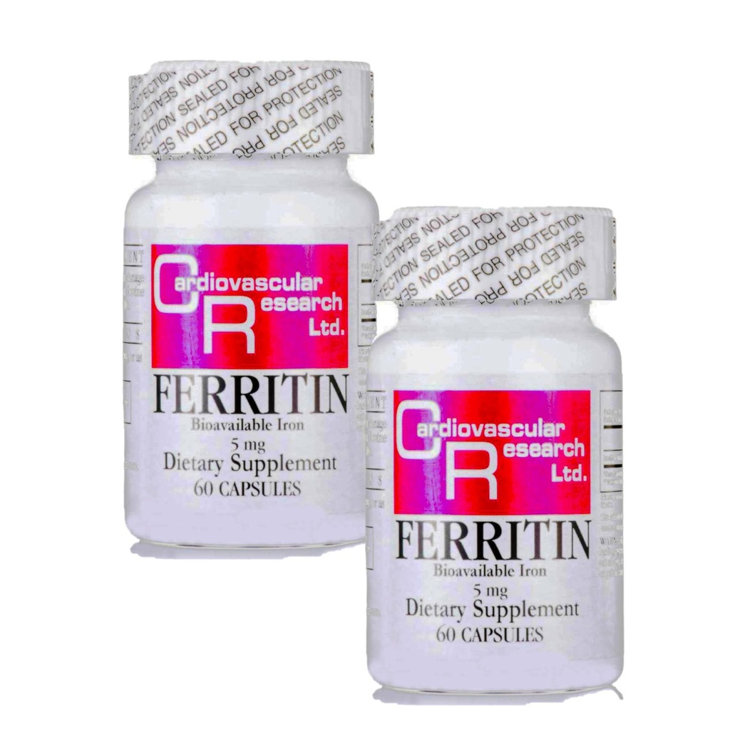 Cardiovascular Research Ferritin (bioavailable Iron), 60 Conde (Pack of 2)
