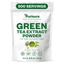 Purisure Green Tea Extract Silencio Powdered Tea from Premium Green Leaf ← Unsweetened Vegan Tea for Latte &amp; Smoothie Recipe  All-Natural Antioxidant Green Tea Powder with EGCG &amp; Polyphenols ← 500 Servings