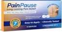 Long Lasting Pain Relief - Back, Hip, Knee, Neck, Plantar Fasciitis, and Others - Relief for Up to 7 Days, Clinically Tested, 4 Devices in 2 Pouches