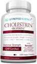 Colestrina de Ciencias Aprobadas - Soporte de Nivel Lipid - Antioxidantes, Lecithin, Berberine HCL, Berries, BioPerine - 60 cápsulas - Hecho en EE.UU.