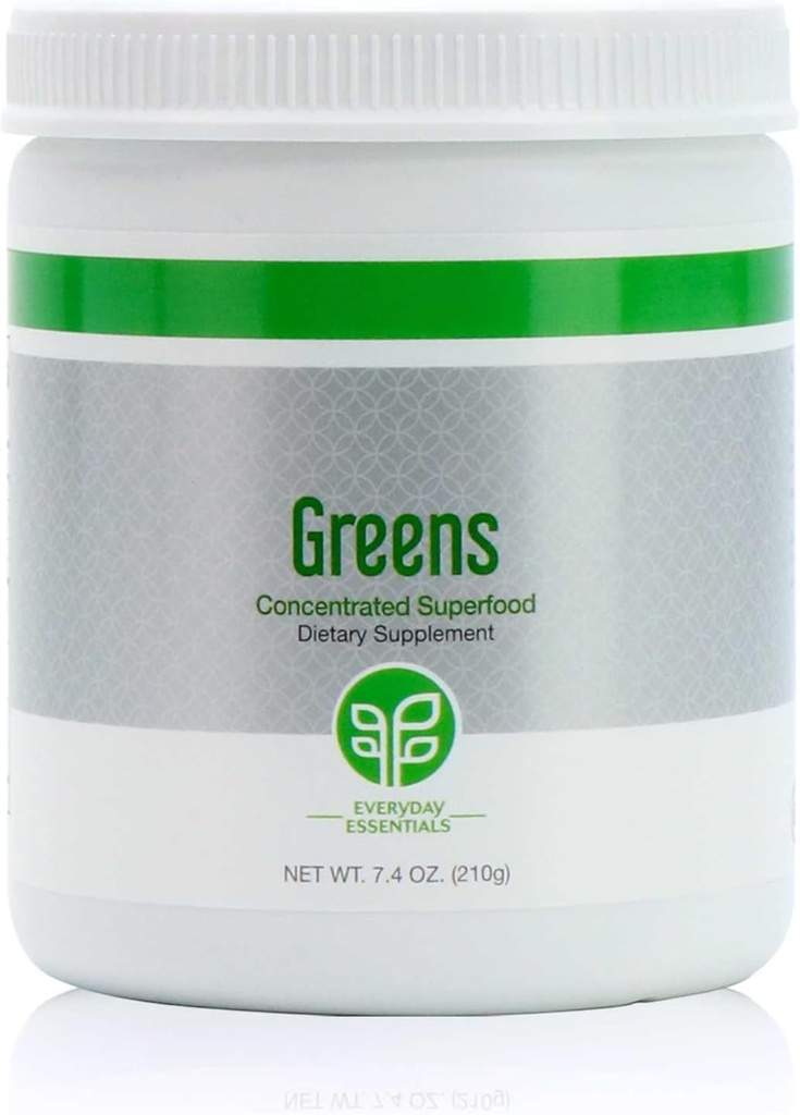 Verdes puros 210g - Verdes Polvo con Superalimentos, Antioxidantes y Fitonutrientes con Cuatro Licuados Proprietarios. Mezcla fácilmente con agua o jugo. Vegan-Amigo, naturalmente endulzado con Stevia.