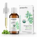 Aceite Orgánica Esencial de orégano-100% Aceite de orégano griego sin diluir con carvacrol - Más del 86%, No GMO, Oregano Extra Strength Óleo Orgánica gotas líquidas, 1 FL.OZ/30ml