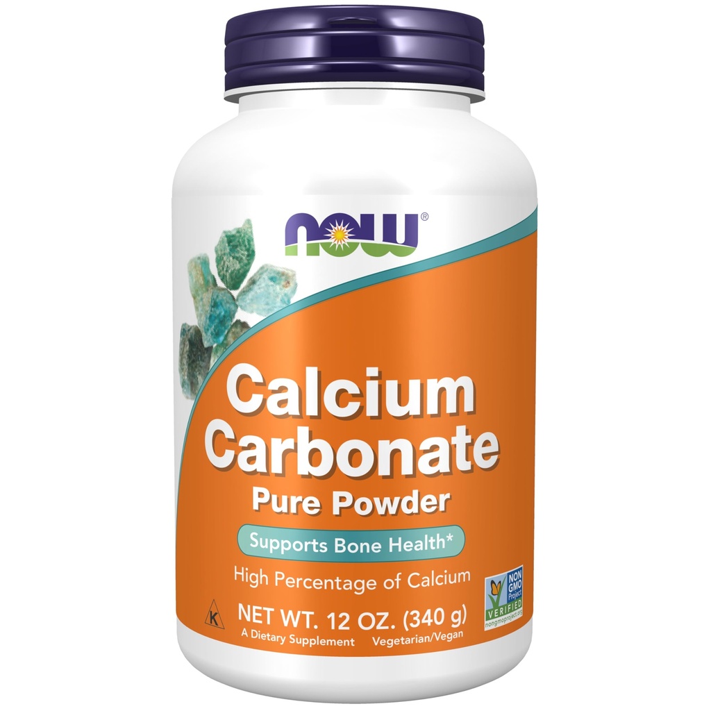 NOW Foods Calcium Carbonate Powder -- 12 oz
