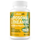 L-Theanine 800mg Suplemento con GABA y Magnesium Glycinate - Compuesto natural, sueño y relajación (60 Softgels)