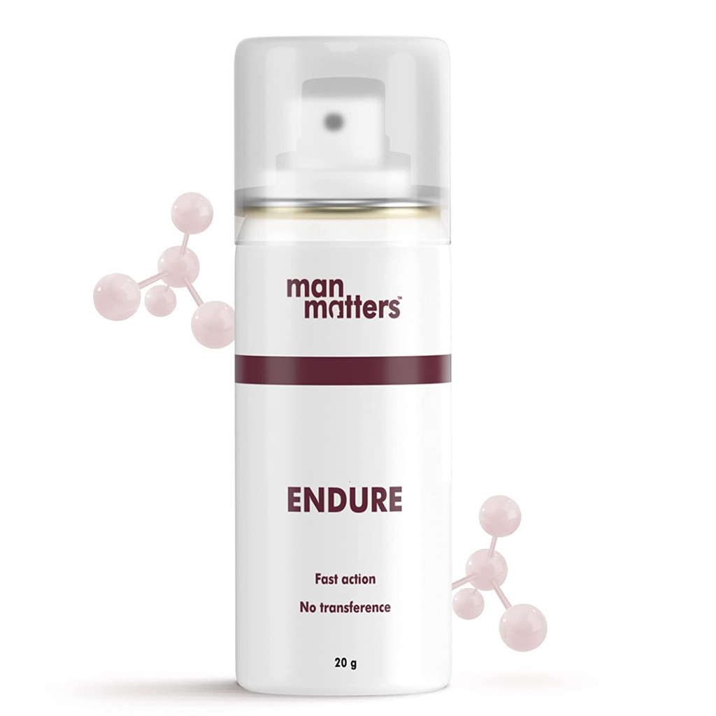 Vette Mans Matt ENDURE Last Non Transferable Spray for Men tención 20 gramos