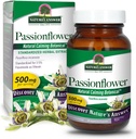Respuesta de la Naturaleza Flor de Pasión   Suplemento dietético Silencio Natural Calming Botánico Silencio No GMO Silencioso libre de alcohol, libre de gluten, vegetariano y vegano 60 cápsulas