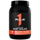 Regla 1 R1 Proteína Whey Isolate - con 25g Protein &amp; 6g BCAA Exclusivamente de las fuentes hidrolizadas de recuperación de entrenamiento (2 libras*, Strawberries & Crème)