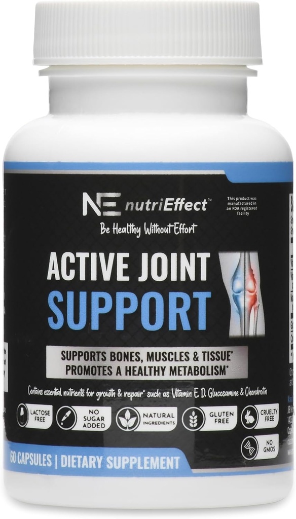 Suplementos activos de soporte conjunto ← Soporta Bones, Muscles & Tissue ← Promueve un metabolismo saludable ← Ingredientes naturales - Nutrientes esenciales para el crecimiento " Reparación 60 Conde