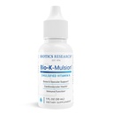 BIOTICS RESEARCH Bio K Mulsion Liquid Vitamin K Drops - 500 mcg/S - Vitamin K1 phytonadione for Adults - VIT K Supplement - Strong Bones, Heart Health, Blood Clotting Support, 1 fl oz