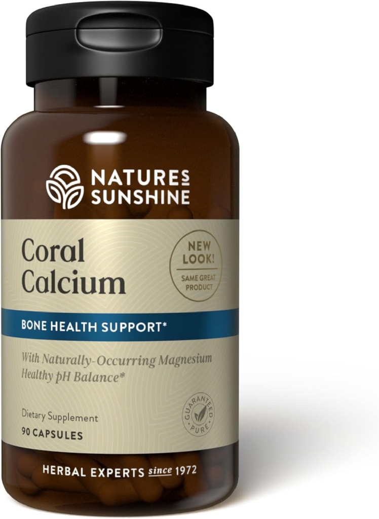 Nature's Sunshine Coral Calcium Capsules 90 Capsules