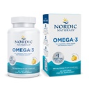 Nordic Naturals Omega-3, Lemon Flavor - 60 Gels Soft - 690 mg Omega-3 - Fish Oil - EPA &amp; DHA - Immune Support, Brain & Heart Health, Optimal Wellness - Non-GMO - 30 Servings