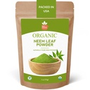 SPICY ORGANIC Neem Powder – 4 oz. - Certified USDA Organic -Non-GMO - Fresh Dried Neem Leaves Powder for Healthy Hair and Skin - Azadirachta Indica Ayurvedic Herb for Overall Wellbeing