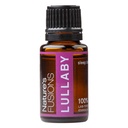Fusiones de la naturaleza Aceite Esencial de sueño Blend 15ml - Drea de calma, difusor, Fusiones de la naturaleza Lullaby - 100% Pura Terapéutica Grado - Lavanda, Chamomile romano, Neroli, Rose, Vanilla, Ylang Ylang