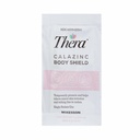 Thera Calazinc Body Shield, Calamine with Zinc Cream [144 Packets Total] -Skin Barrier Ointment for Eczema, Psoriasis, Diaper Rash - Individual Packets, 4 g Packet