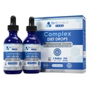 Las gotas de dieta complejas – las mejores gotas naturales para hombres y mujeres (2 Bottle Pack) - 60 Day Supply
