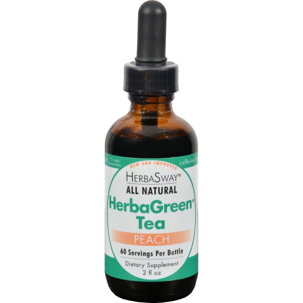 Herba Sway - Herbagreen Tea Peach, 2 fl oz líquido