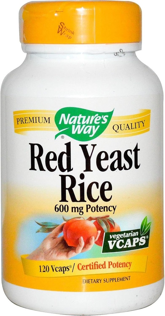 Camino de la naturaleza Rice de levadura roja, 500mg 120 cápsulas vegetarianas