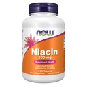 AHORA Suplementos de alimentos, Niacina (Vitamin B-3) 500 mg, liberación sostenida, salud nutricional, 250 tabletas