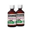 Robitussin Maximum Strength Elderberry Cough Plus Chest Congestion DM, Cough Suppressant for Adults, Provide Non Drowsy Liquid Cough and Chest Congestion Relief - 2x8 Fl Oz