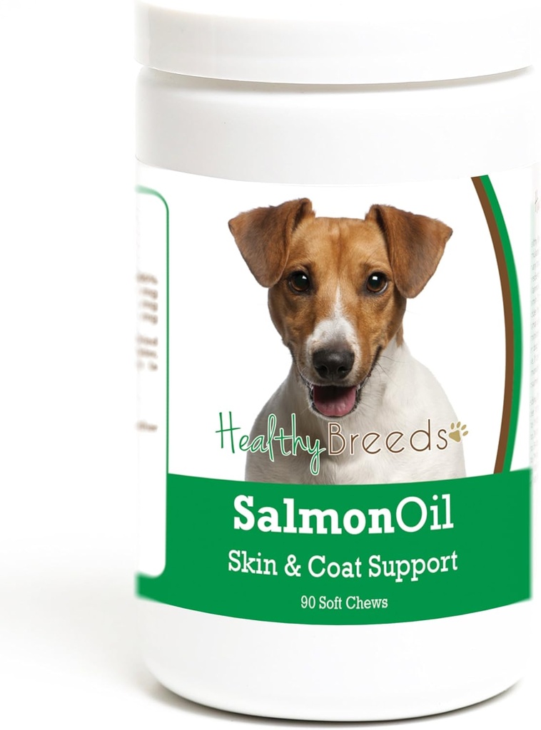 Healthy Breeds Jack Russell Terrier Salmon Oil Soft Chews 90 Count