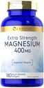 Oxido de magnesio de Carlyle 400mg TEN 180 Softgels TEN Mineral esencial TEN NO GMO Y Gluten Suplemento gratuito