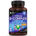 Complejo de vitamina B - 365 pequeñas tabletas (un año de suministro) Alta resistencia Todas las 8 B Vitaminas B1-B2-B3-B5-B6-B12, Biotina, ácido fólico y vitamina C - Reducción de la tensión, energía &amp; apoyo inmunológico - UK Made