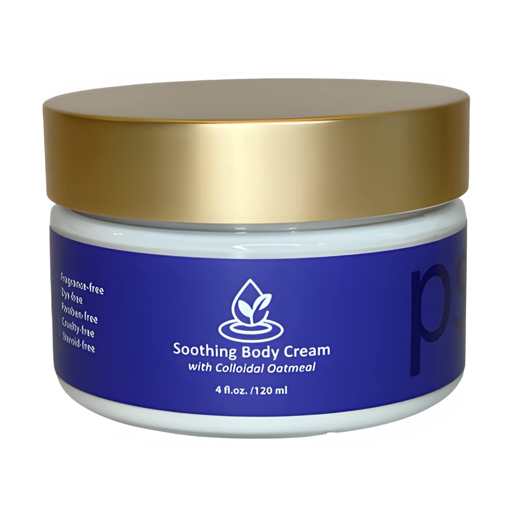 Crema del cuerpo calmante – Loción natural de alivio de la psoriasis para picar, en llamas – Tratamiento hidratante para la piel seca, irritada