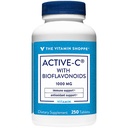 La Vitamina Shoppe Active-C con Bioflavonoides 1000 MG - Antioxidante para la Salud Cardiovascular &amp; Inmune &amp; Protection Against Free Radicals (250 Tablets)