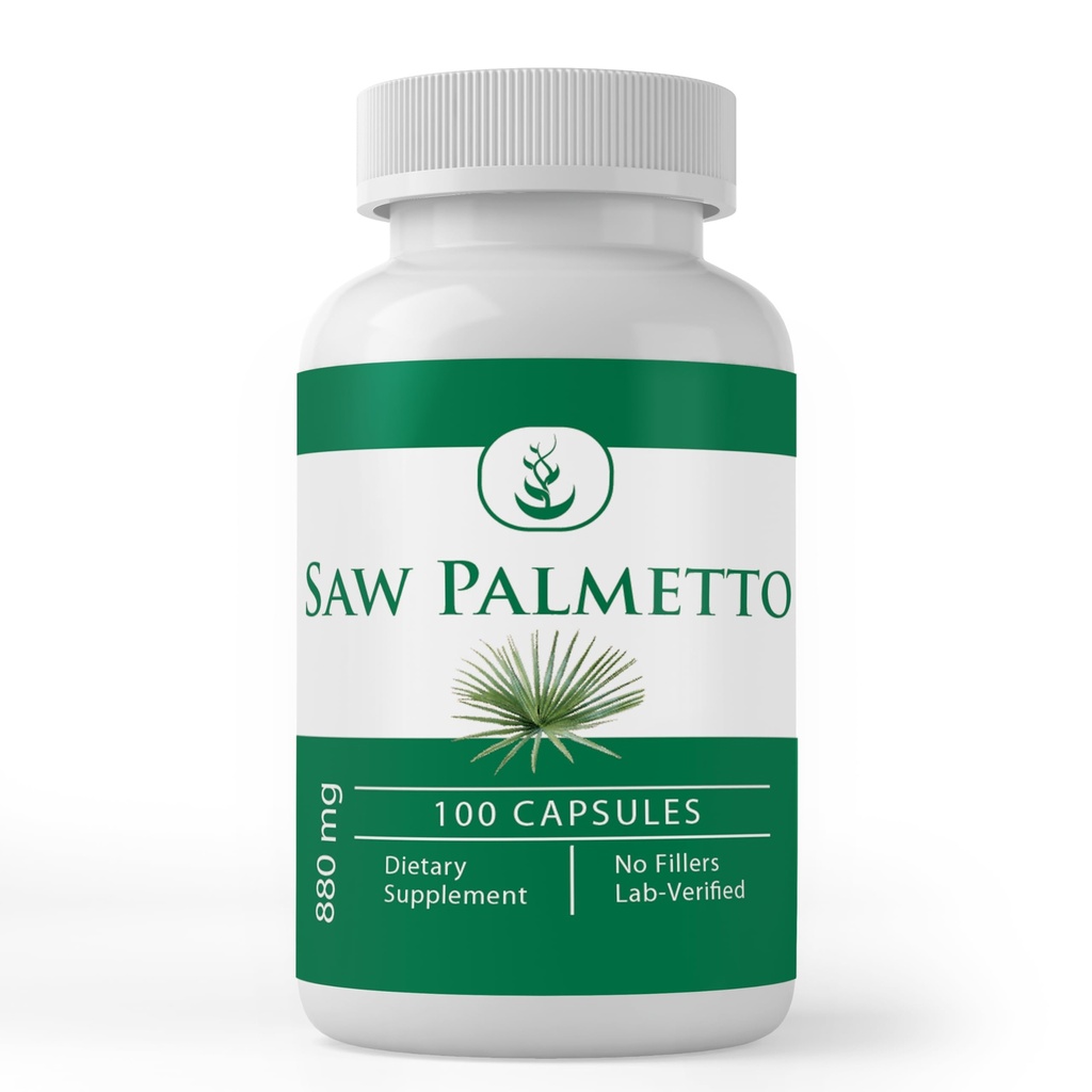 PURE ORIGINAL INGREDIENTES Saw Palmetto, (100 cápsulas) Siempre puro, sin aditivos ni artillería, Lab Verified