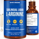 L Arginine Liquid - L-Arginine Supplement for Hombre and Women with Nitric Oxide Precursor, L Arginine Supplement