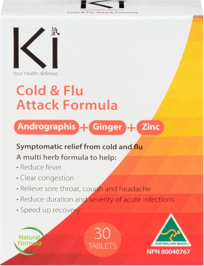 Martin " Pleasance Ki Cold " Flu Formula, 30 CT
