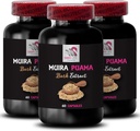 Soporte para instalaciones - MUIRA PUAMA BARK EXTRACT - Vitalidad diaria, energizante herbal, aumento de potencia, fuerza balanceada, energía de flujo, flujo energético, fuente botánica 3 botellas 180 cápsulas