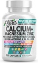 Allin1 Calcium Magnesium Zinc Supplement with Potassium, Copper, Strontium, Silica, Vitamin D3 K2, Boron, Vitamin B1 B12 Red Clover Herb Alfalfa Basil Pills for Men & Women Clean Nutra Osteo Defend