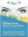 The Eye Doctor Hay Fever Relief Eyelid Wipes - 20x Single Use Eye Wipes for Allergy & Hayfever - Inflamación, Watery Itchy Eyes, Headaches & Migraines - Cooling Soothing Relief