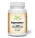 Superzymes Superzymes Multi-Enzyme Formula containing Pepsin, Bromelain, Papain, Pancreatin, & Betaine HCL 90-Tabs