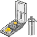 JohnBee Pill Cutter tóxico Best Pill Cutter for Small or Large Pills tóxico Diseñado en los EE.UU.