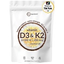 Micro Ingredients Vitamin D3 10,000 IU + K2 MK-7 200 mcg, 300 Softgels with Virgin Coconut Oil | 2-in-1 Vitamins D & K Complex | Extra Strength, Easy to Swallow, Non-GMO, Gluten Free