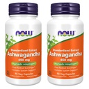 AHORA Alimentos Ashwagandha Extracto 450mg, 90 VCaps (Pack of 2)