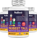 NuBest Tall Kids - Multivitamins & Minerals for Age 2 to 9 - Bone Strength & Immunity Support - Helps Kids, Toddlers Healthy - Animal Shapes - 180 Chewable Berry Tablets | 3 Months Supply